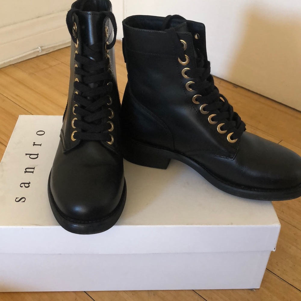 Sandro leather boots - Picture 2 of 4